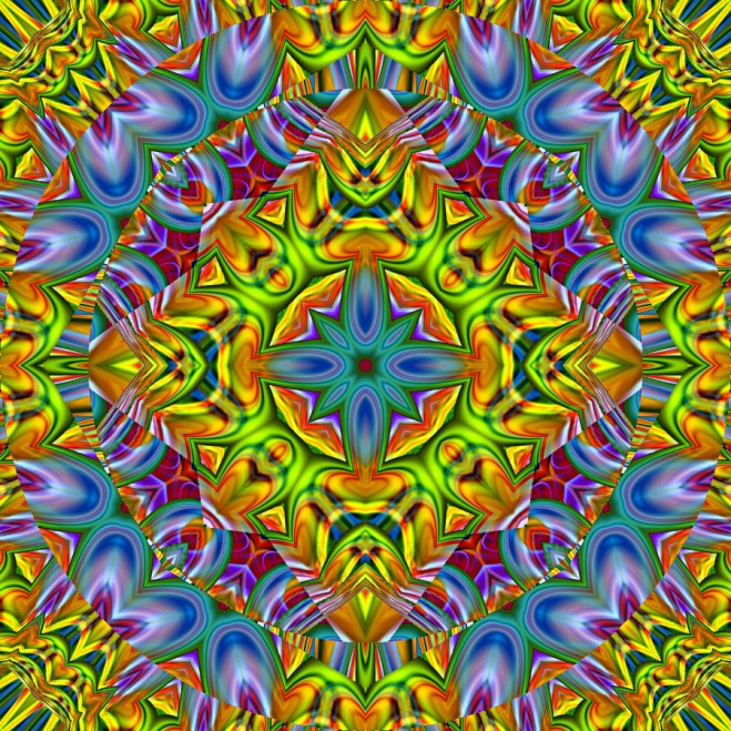 Kaleidoscope_Dandelions_by_TastesLikePurple