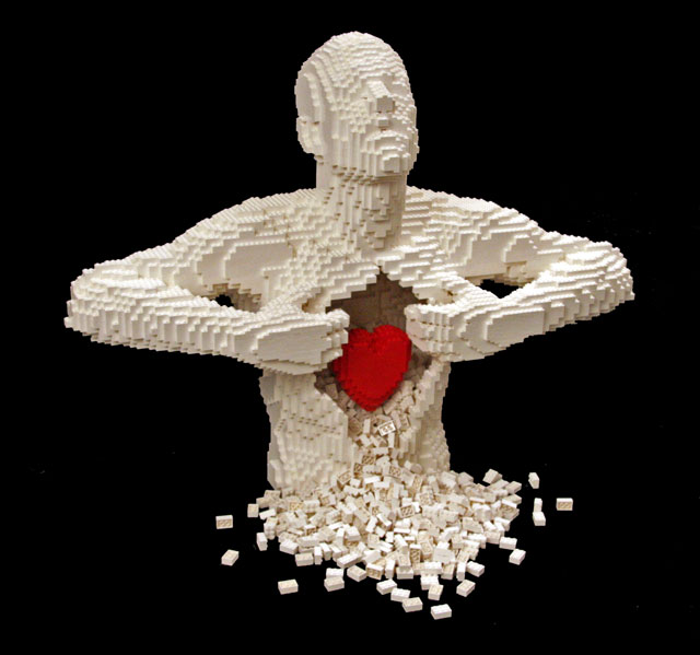 Incredible-LEGO-Art-by-Nathan-Sawaya-heartfelt
